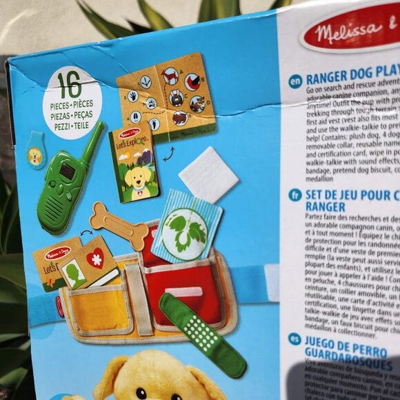 Melissa & Doug Let's Explore Ranger Rescue Dog Pretend Play Set Gear Puppy - Picture 5 of 15